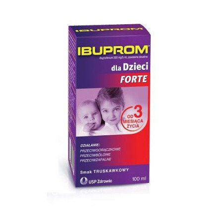 Ibuprom dla Dzieci Forte, syrop przeciwbólowy