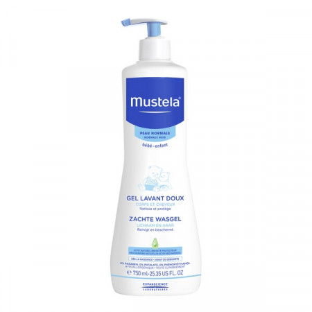 MUSTELA BEBE Żel delikatny do mycia 750ml