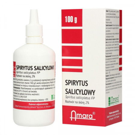 Spirytus salicylowy 2% roztwór naskórę, 100g