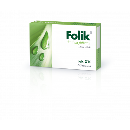 Folik 0,4 mg kwas foliowy 60 tabl.