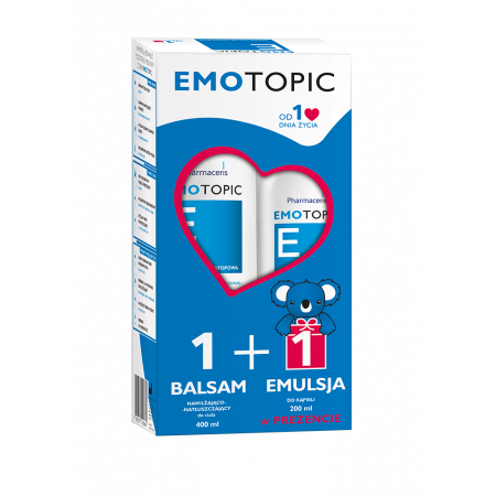 Zestaw EMOTOPIC Balsam 400 ml + Emulsja do kąpieli 200 ml