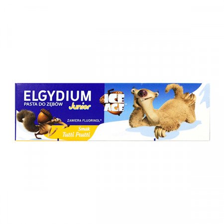 Elgydium Junior, pasta do zębów 7-12 lat, smak tutti frutti, 50