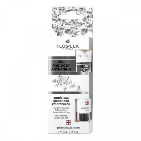 FlosLek Pharma, żel pod oczy anti-aging, 15 ml