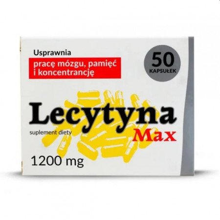 Lecytyna 1200 mg 50 kapsułek
