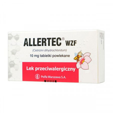 ALLERTEC WZF 10mg x 10 tabletek