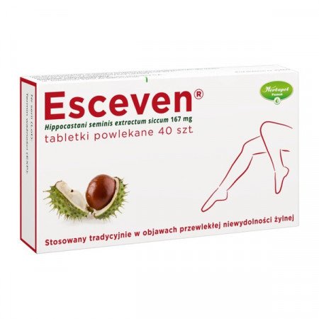 Esceven, tabletki powlekane, 167 mg, 40 szt.