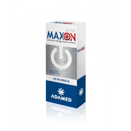 Maxon Active, sildenafil 25 mg 8 tabletek, potencja