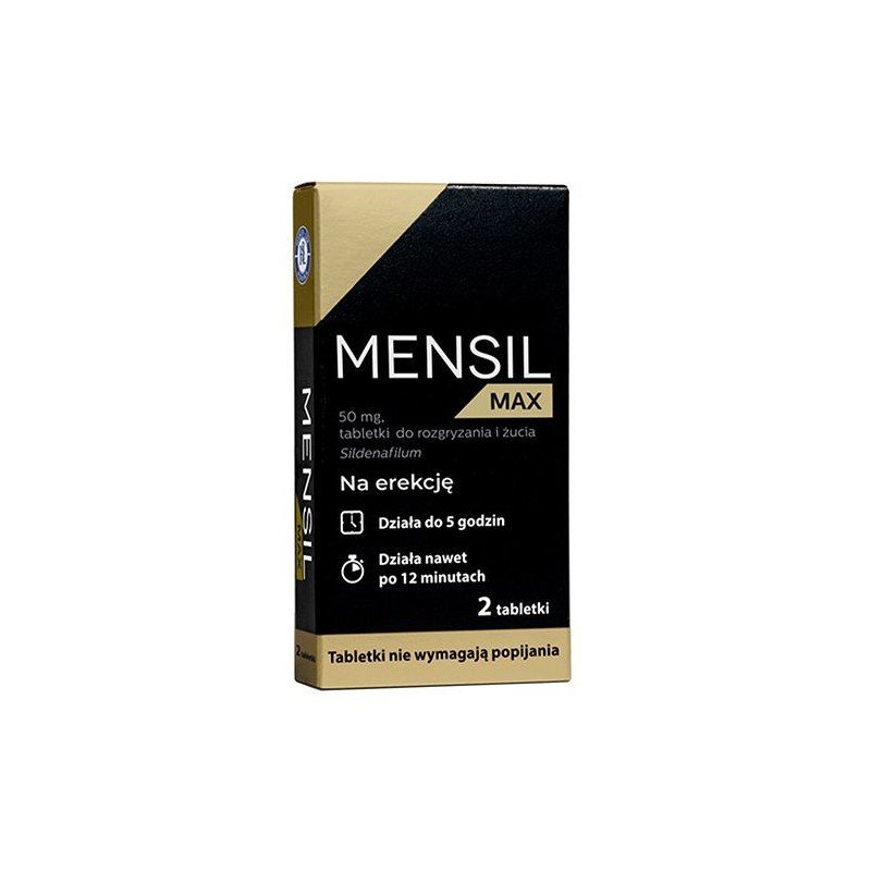 Mensil Max Sildenafil 50 Mg 2 Tabletki Do żucia Potencja Apteka Internetowa Puls 0075