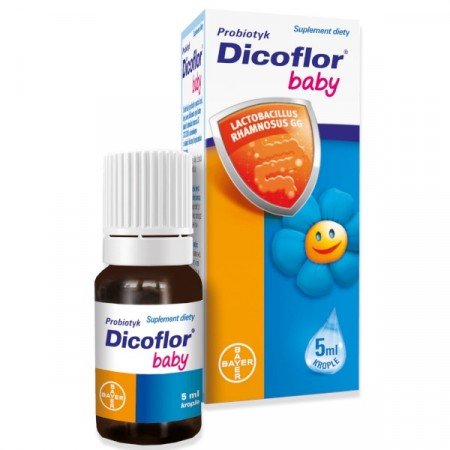 Dicoflor baby, krople dla niemowląt i dzieci, 5 ml, probiotyk