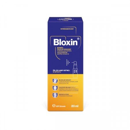 Bloxin, żel do jamy ustnej, spray, 20 ml (data ważności 07-2023)