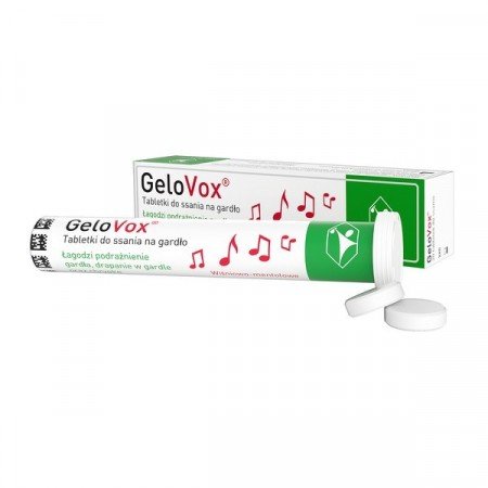 GeloVox wiśniowo-mentolowy 20 tabletek do ssania