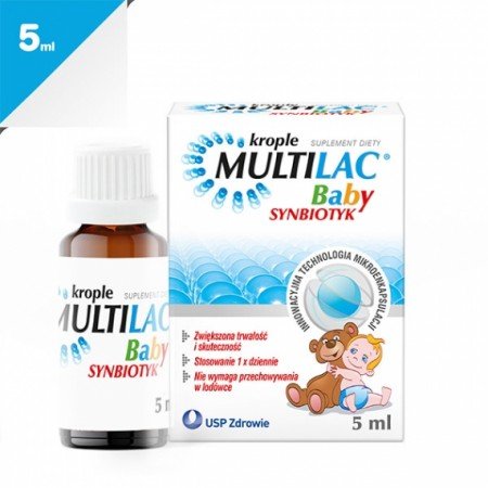 Multilac Baby krople synbiotyk 5 ml