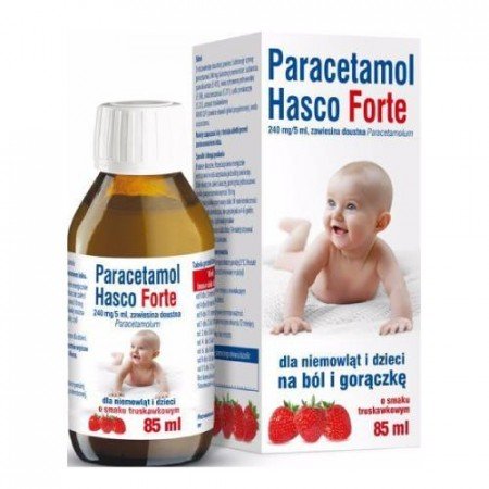Paracetamol Hasco Forte Zawiesina doustna 240mg/ 5ml, 85ml
