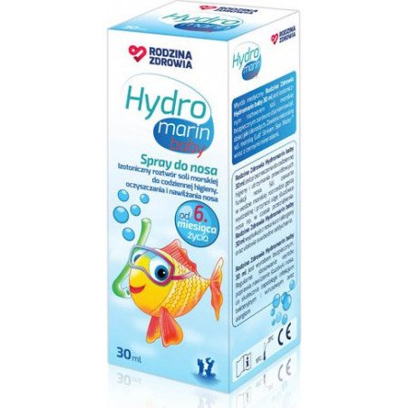 Rodzina Zdrowia, Hydromarin baby spray do nosa, 30 ml