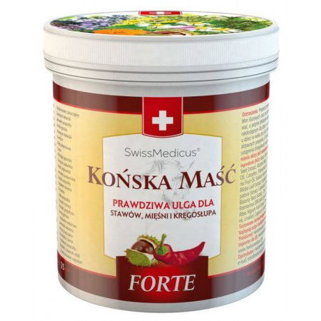 Końska Maść Rozgrzewająca Forte 250 ml