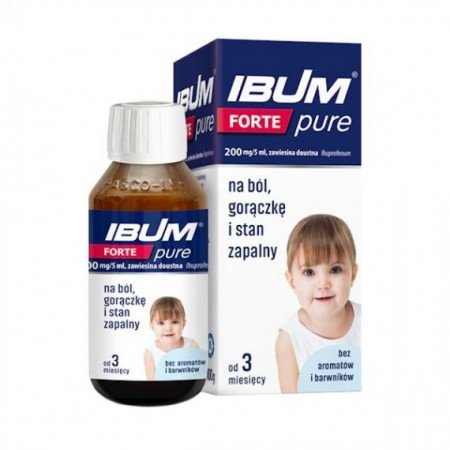 IBUM Forte Pure - lek na ból, gorączkę i stan zapalny, 100g