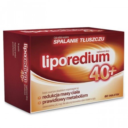 LIPOREDIUM 40+ 60 tabletek
