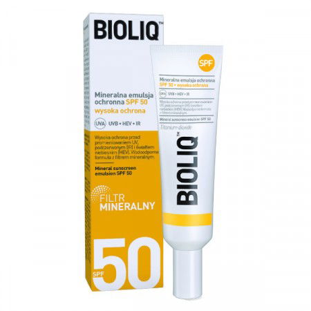 Bioliq SPF, mineralna emulsja ochronna SPF 50, 30 ml