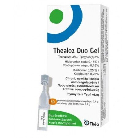 Thealoz Duo Gel, Żel do oczu, 30 x 0,4 ml
