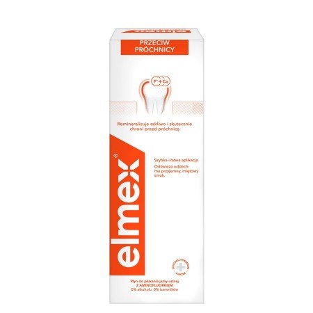 ELMEX Płyn do płukania jamy ustnej przeciw próchnicy - 400ml