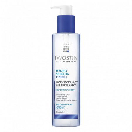 IWOSTIN HYDRO SENSITIA PREBIO oczyszczający żel micelarny 200ml