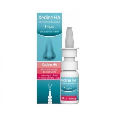 Xedine HA 1 mg/ ml, aerozol do nosa, 10 ml
