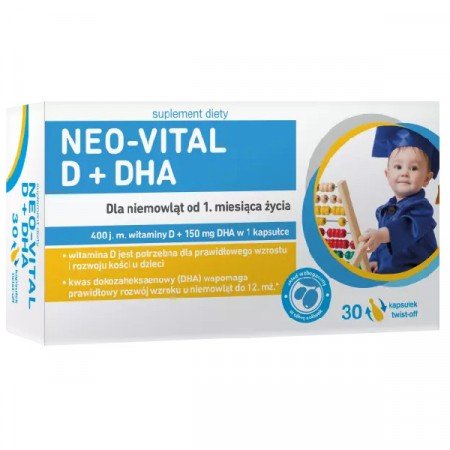 NEO-VITAL D+DHA, 30 kapsułek