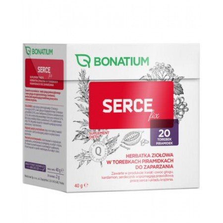Bonatium Serce Fix herbatka ziołowa 20 torebek (data ważności