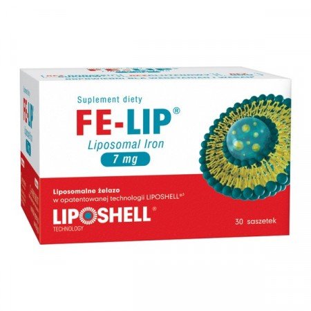 FE-LIP Liposomal Iron 7 mg żel doustny 30 saszetek po 5 g