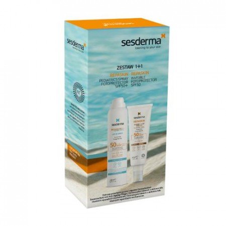 SESDERMA Zestaw REPASKIN: Spray dla dzieci SPF50+ 200 ml +