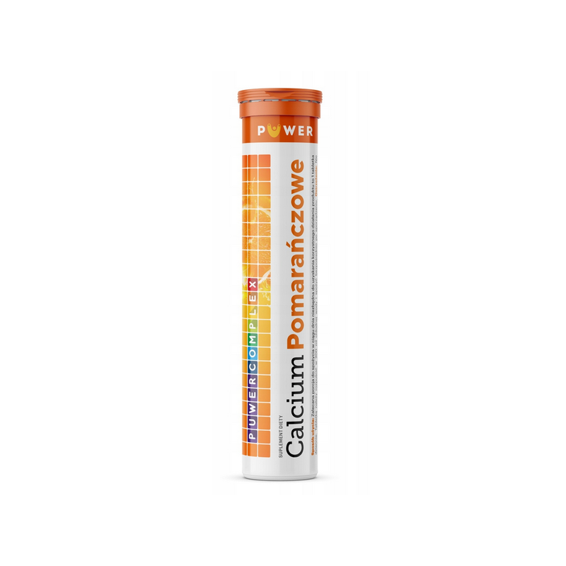 Puwer Complex Calcium pomarańczowe, 20 tabletek musujących