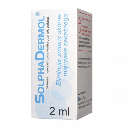Solphadermol 5%, płyn na wykwity skórne 2ml