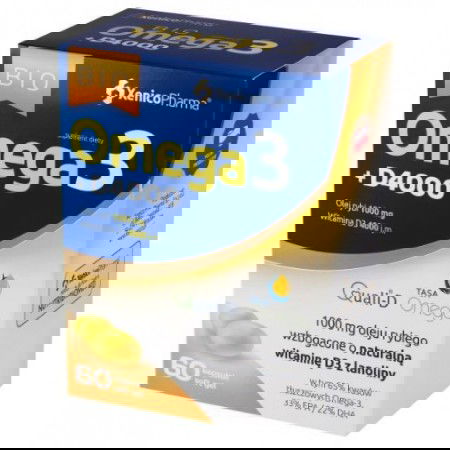 Bio Omega 3 D4000 kapsułki miękkie - 60 kaps.
