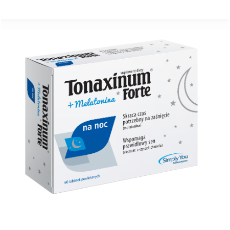 Tonaxinum Forte + Melatonina na noc tabletki powlekane - 60