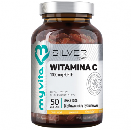 MyVita Silver Witamina C 1000 mg Forte kapsułki - 50 kaps.