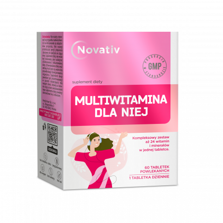 Novativ Multiwitamina dla niej tabletki powlekane - 60 tabl.