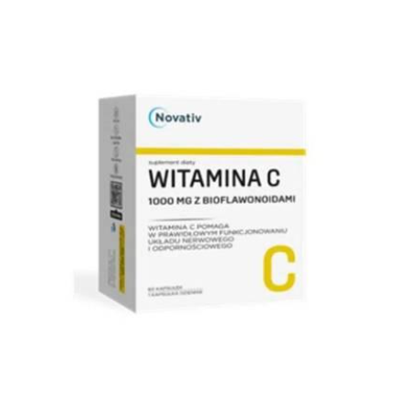 Novativ witamina c 1000 mg 60 kaps