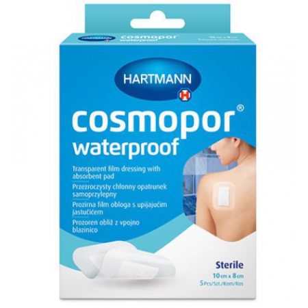 Opatr. Cosmopor waterproof 10cm x 8cm 5szt