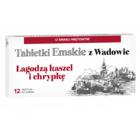 Tabletki Emskie Z Wadowic tabletki do ssania - 12 tabl (smak