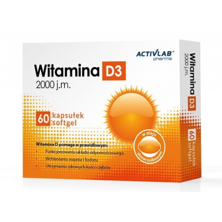 Witamina D3 2000 j.m. ActivLab Pharma kapsułki - 60 kaps.