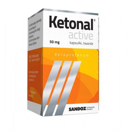 KETONAL ACTIVE 0,05 g 20 kapsułek