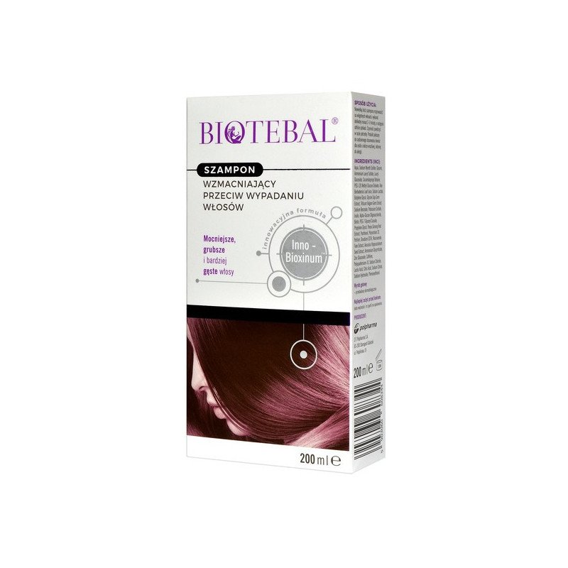 BIOTEBAL, biotyna Szampon przeciw wypadaniu włosów, 200 ml