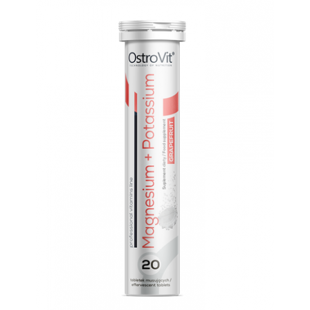 OstroVit Magnesium + Potassium smak grapefruit tabletki