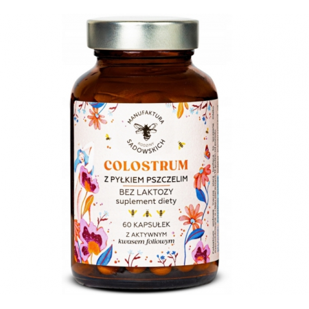 Colostrum z pyłkiem pszczelim kapsułki - 60 kaps.