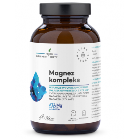 Aura Hebals Magnez Kompleks ATA Mg kapsułki - 120 szt.