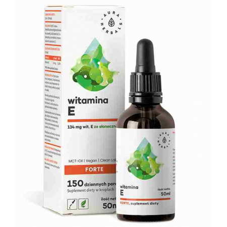Aura Herbals Witamina E Forte krople - 30 ml