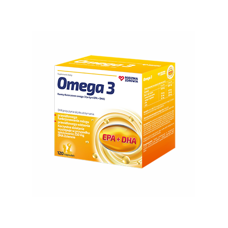 Rodzina Zdrowia Omega 3 kapsułki - 120 kaps.
