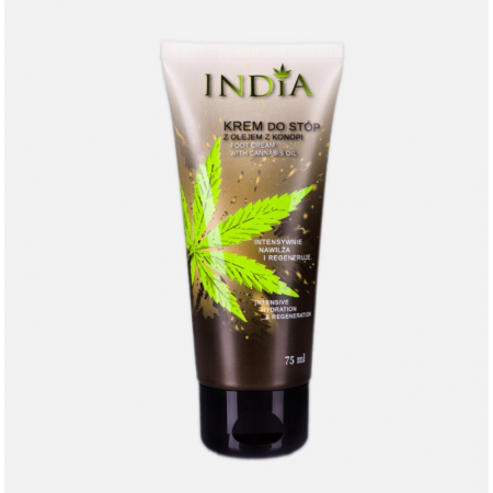 INDIA Ochronny krem do stóp na bazie oleju konopnego 75ml