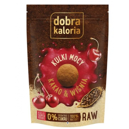 Dobra Kaloria Kulki kakao i wiśnia 58 g