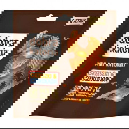 Dobra Kaloria mini batoniki orzeszki&czekolada 108 g